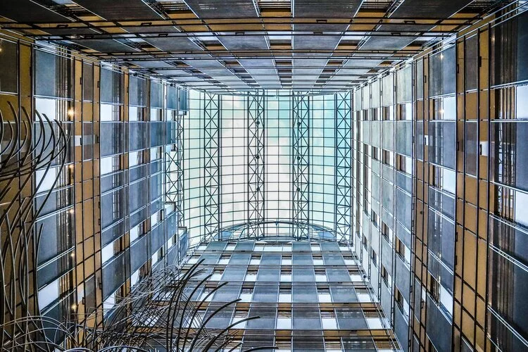 Architecture au Parlement européen à Bruxelles
